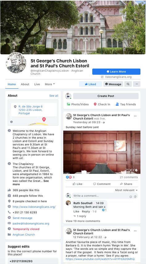 St Georges facebook page.