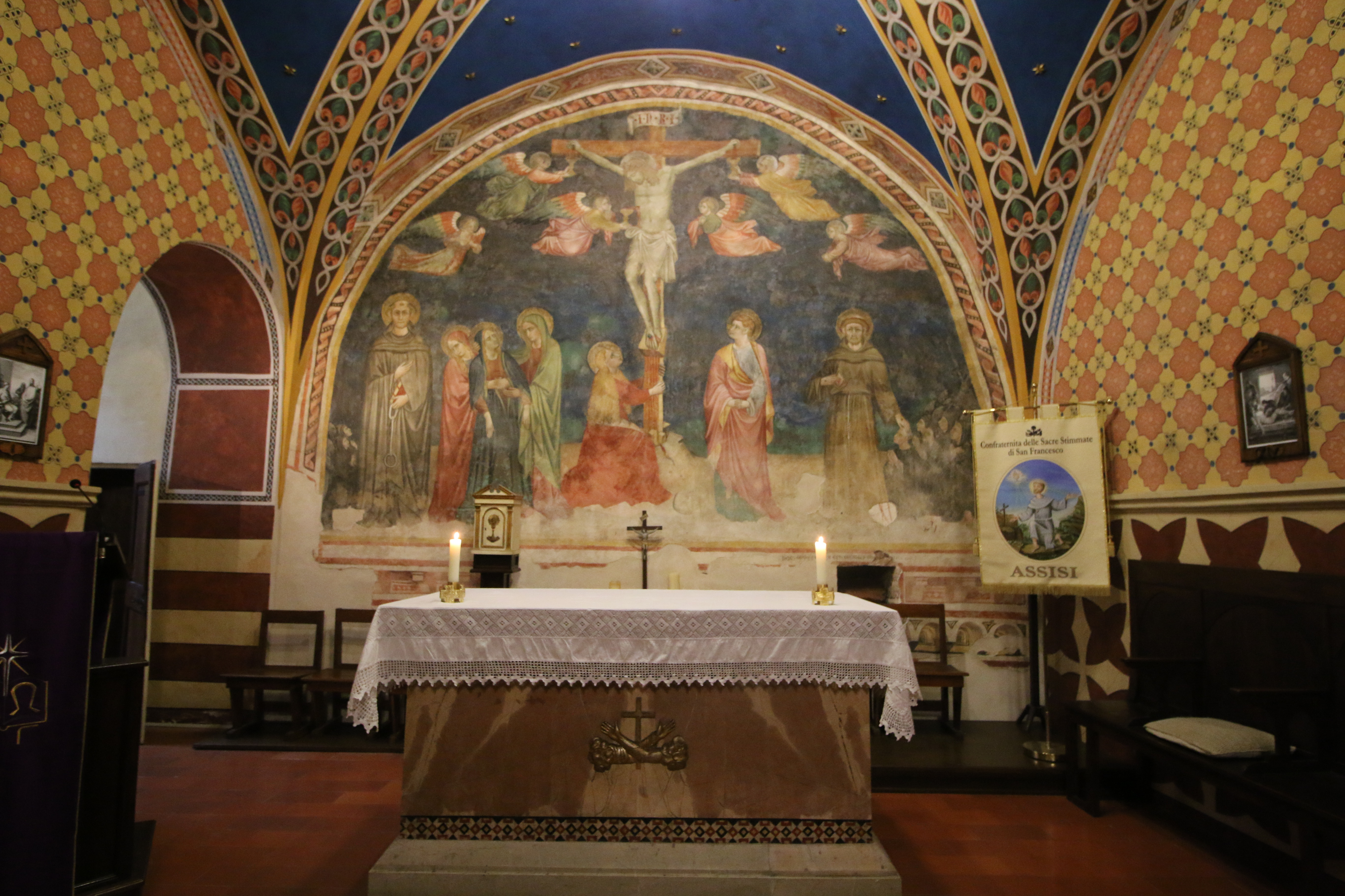 The ornate inside of St Leonards.