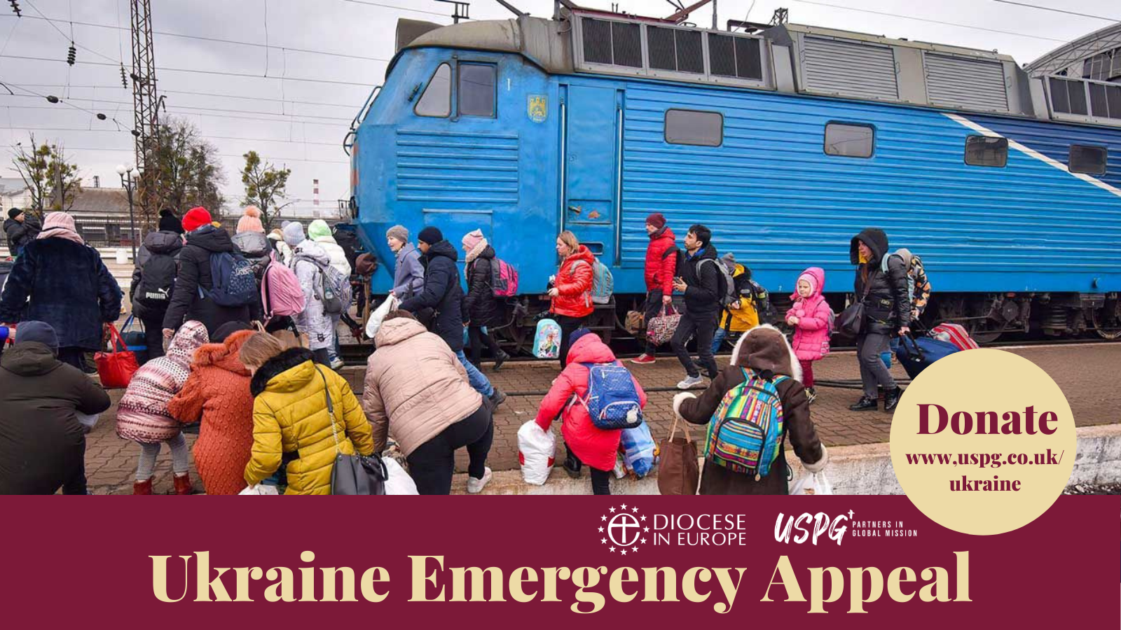 A poster for the Ukraine Emergency appeal.
