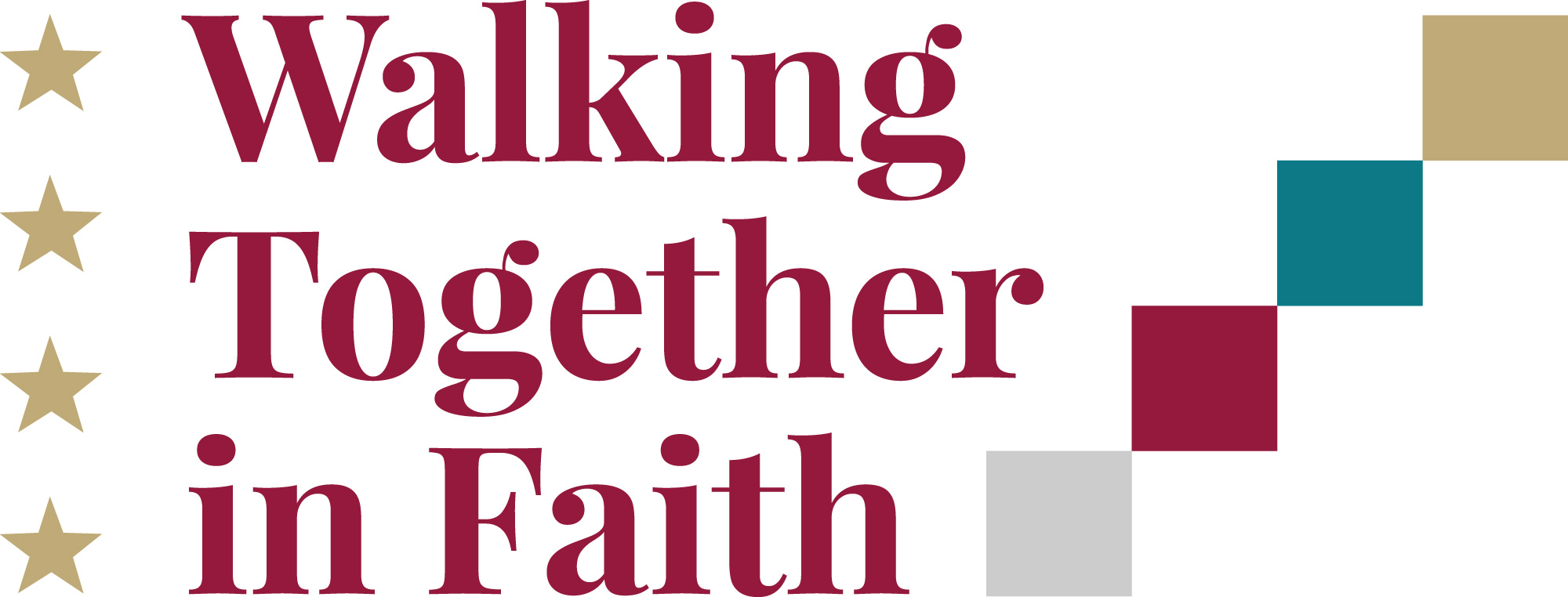 Walking together in faith logo.