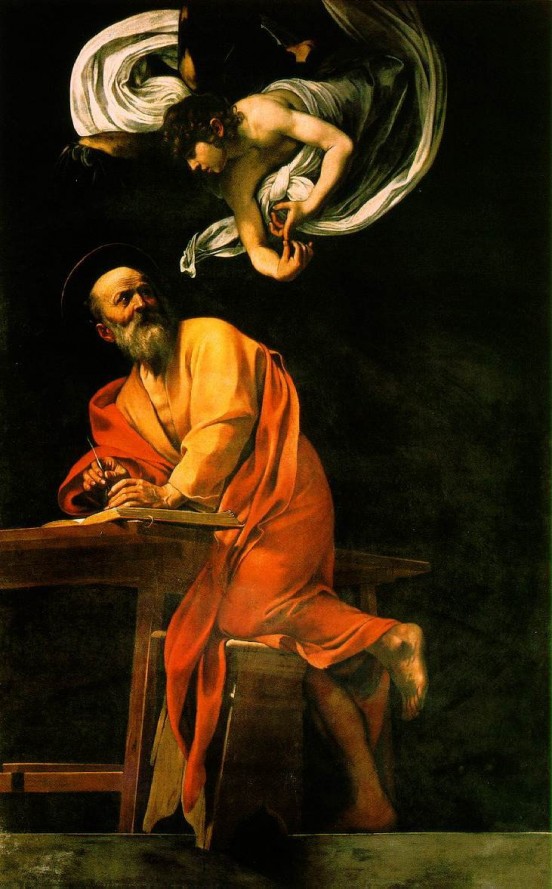 Carravaggio: St Matthew and the Angel