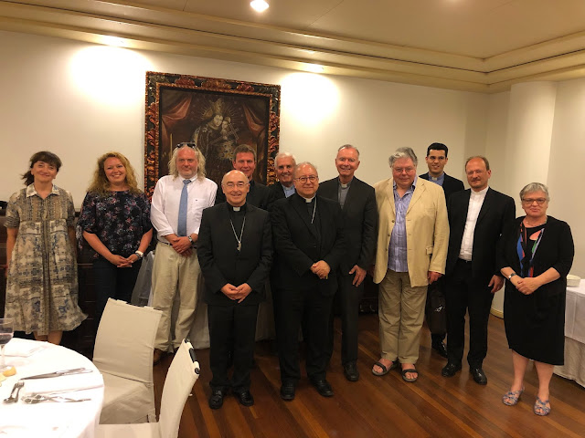 Bishop Nuno (4th from left) with the Malines Conversations Group