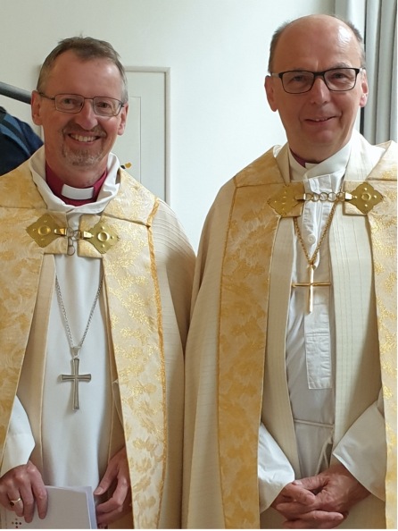 Robing for the Consecration with Old Catholic Bishop Matthias Ring