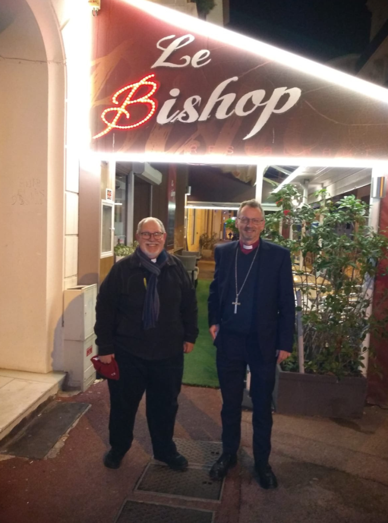 Bishop Robert at Le Bishop restaurant.
