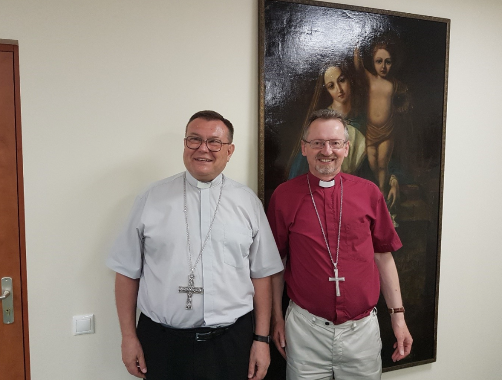 Bishop Robert and MGR Pavel Pezzi.