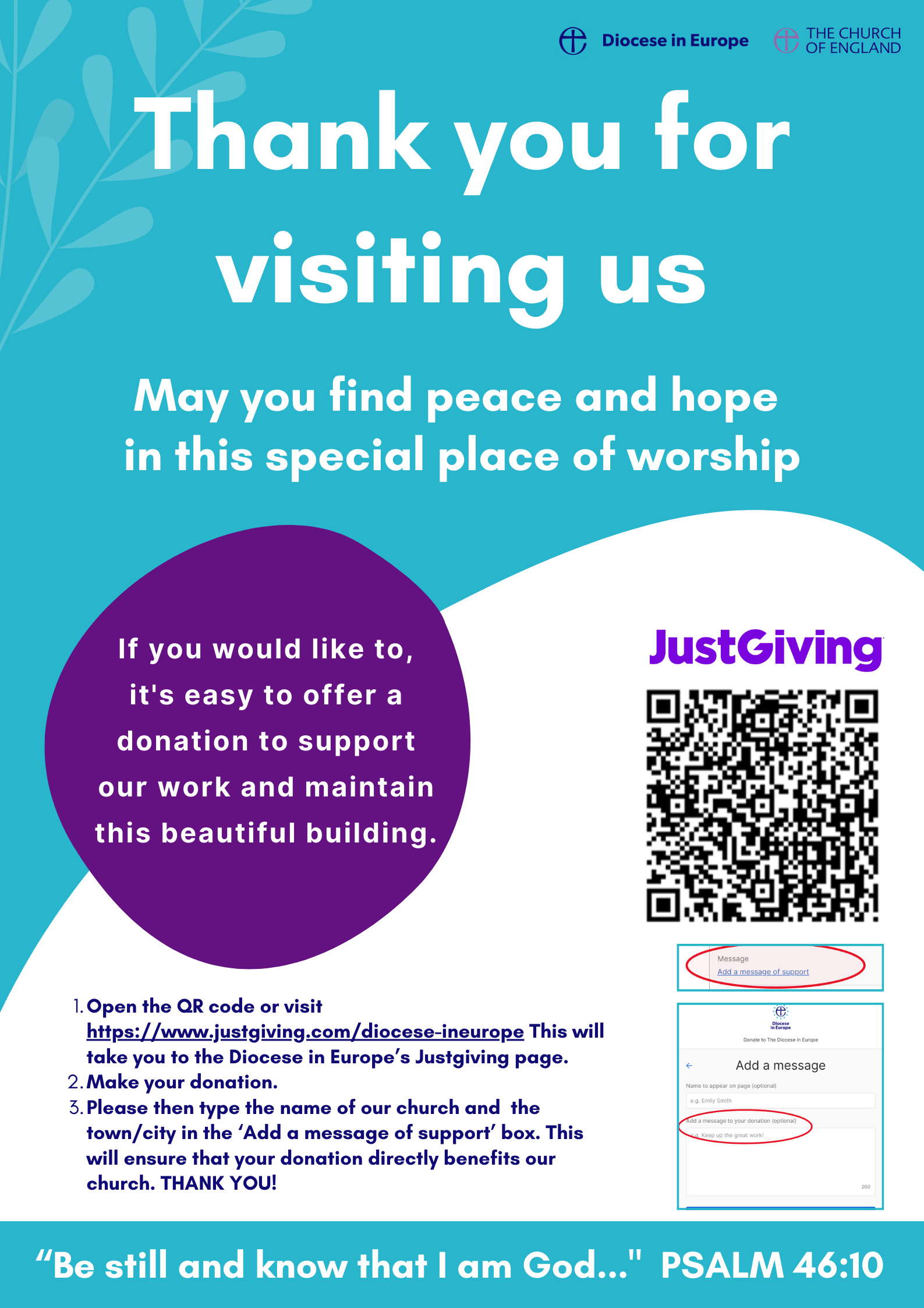 JustGiving poster image