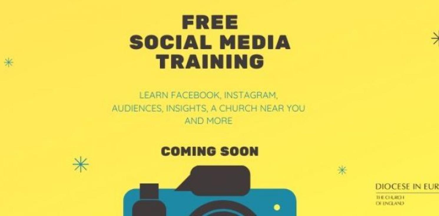 Free Social Media Training Poster.