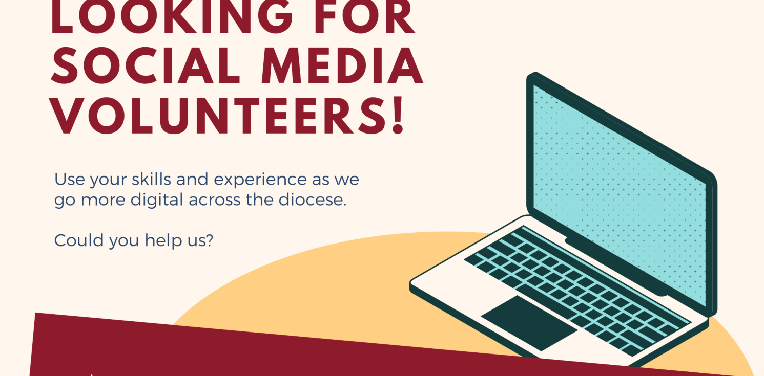 A Diocese of Europe poster for Social Media Volunteers.
