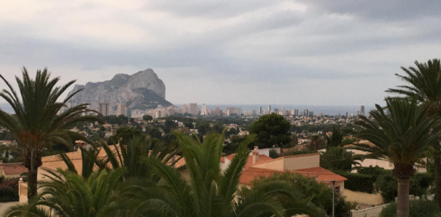 The historic seaside resort of Calpe.