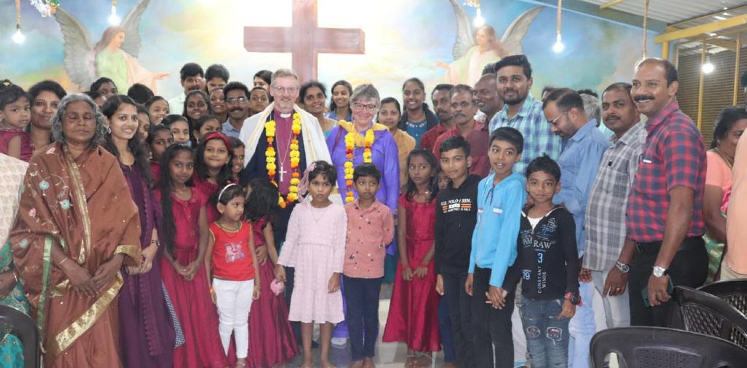 Bishop Robert in South Asia.