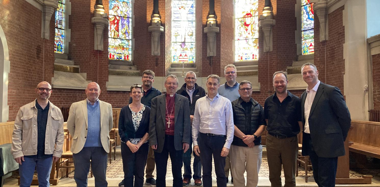 Area Deans in the front of Holy Trinity Brussels