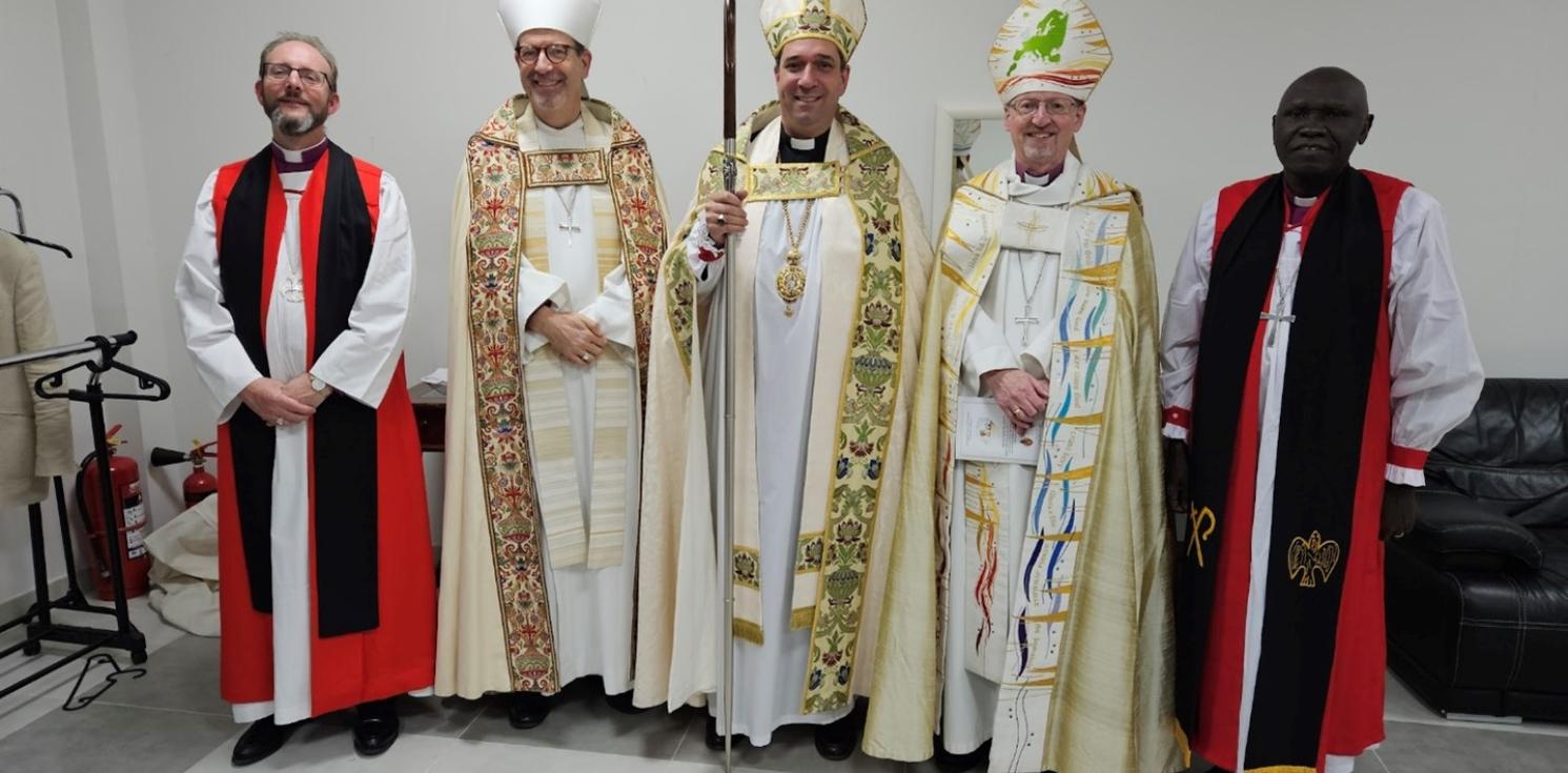 Row of key people in Diocese of Cyprus