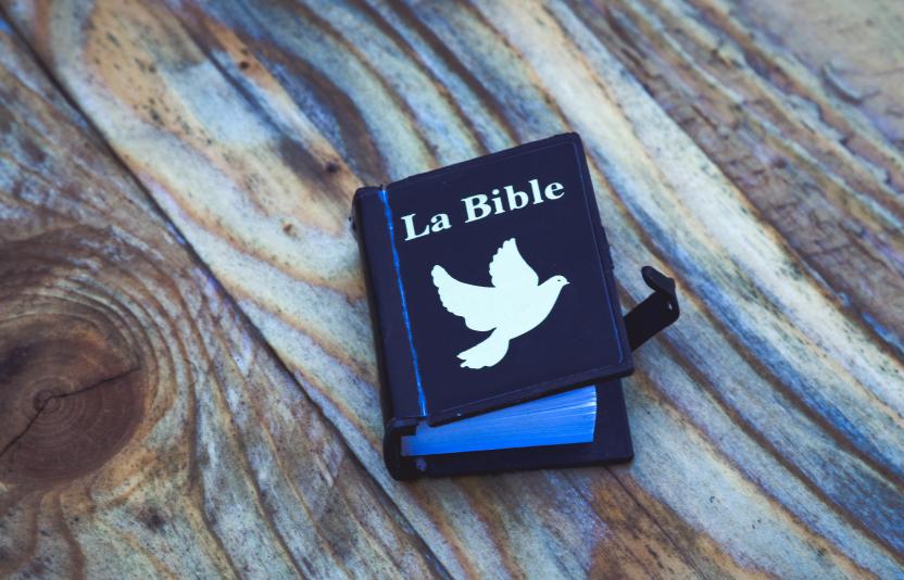 A small French bible.