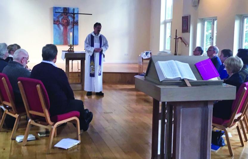 Bishop Robert blessing the new Spiritual Directors.