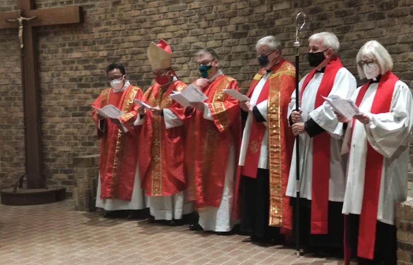 Bishop David and Clergy.