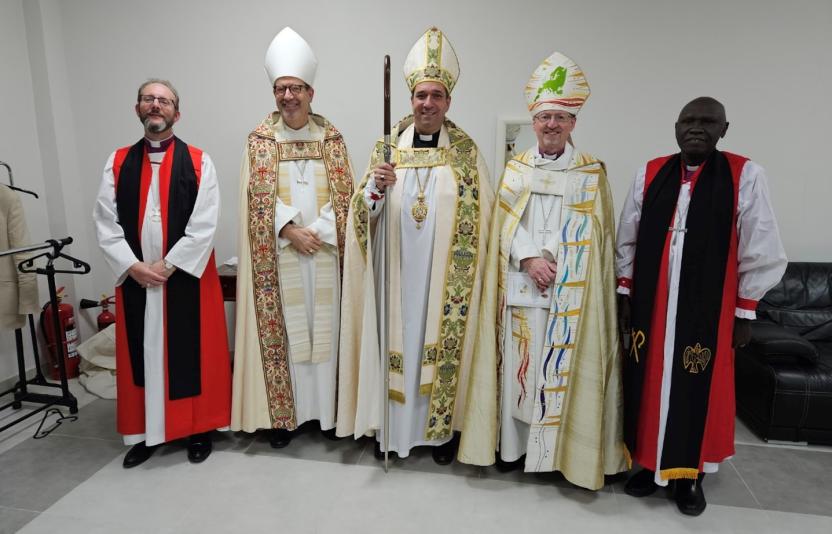 Row of key people in Diocese of Cyprus