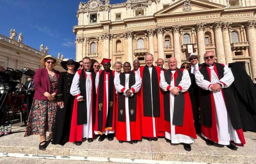 The Anglican delegation