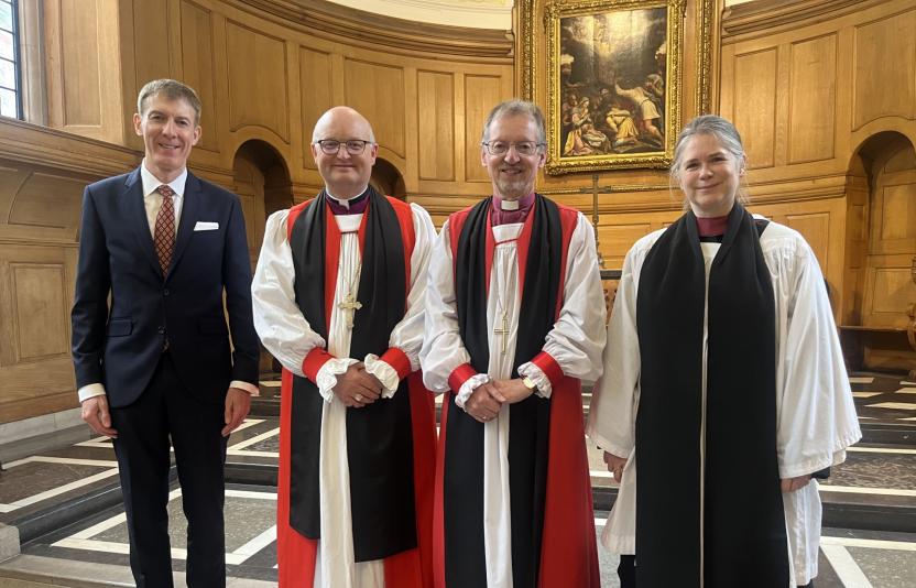 Bishop Luke with Bishop Robert
