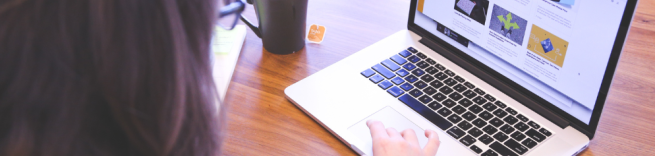 a laptop on a table
