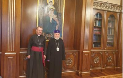 Bishop Robert at the Conference on International Religious Freedom and Peace.
