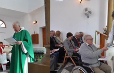 On a warm winter's morning in the lovely church in the village of Llanos del Peral in the Chaplaincy of Costa Almeria and Costa Calida the Revd Vincent Oram was licensed as Chaplain by Archdeacon Geoff Johnston on 9 February.