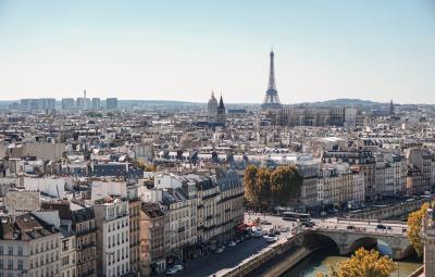 city scape of Paris, France