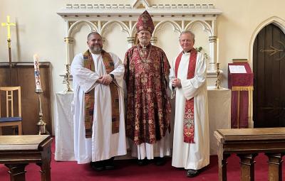 bishop, Chaplain and Robert who was licensed in a row