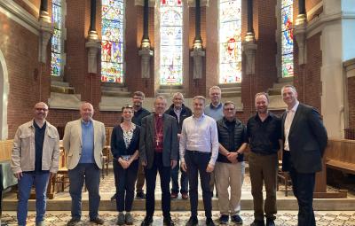 Area Deans in the front of Holy Trinity Brussels