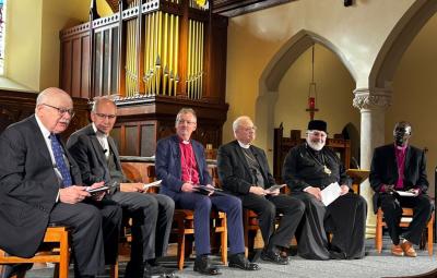 Row of leaders at Public Seminar IAARCUM