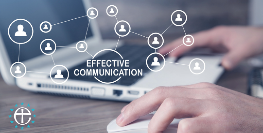 Communications in writing over a laptop